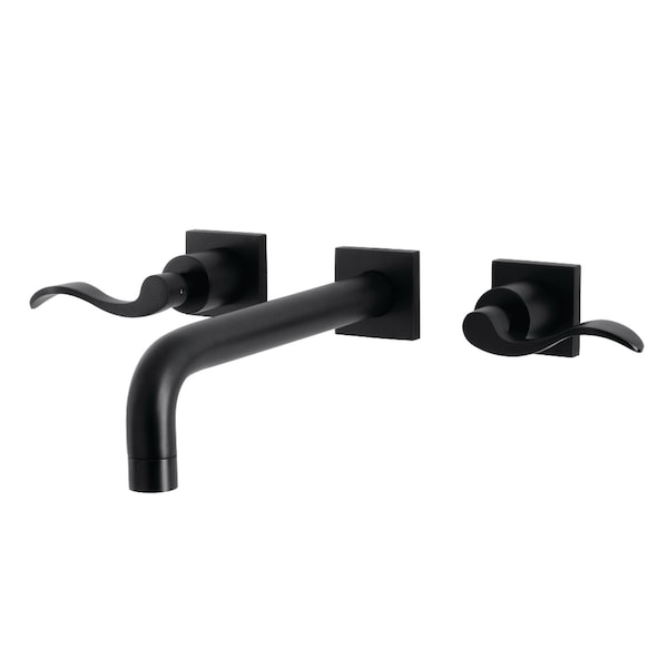 Kingston Brass KS6020DFL Wall Mount Tub Faucet, Matte Black KS6020DFL - main